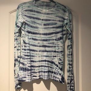 Proenza Schouler long sleeve tie dye t-shirt